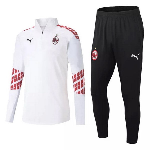 Chandal AC Milan 2020 2021 Blanco Rojo Azul